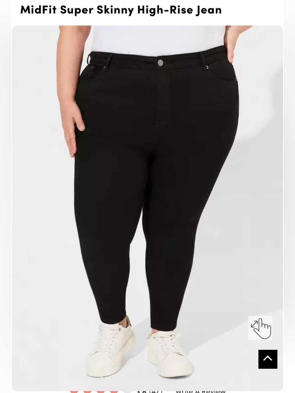 Torrid Black Midfit Super Skinny Jeans